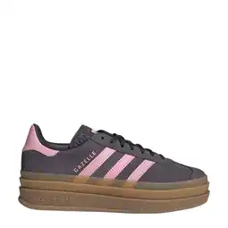 Wehkamp adidas Originals Gazelle Bold sneakers donkerbruin/roze aanbieding