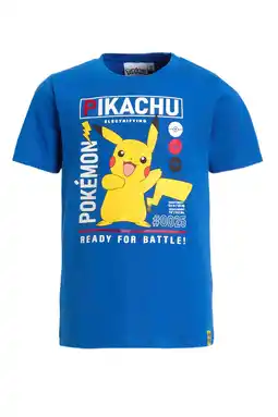 Wehkamp Anytime T-shirt Pokemon license blauw aanbieding