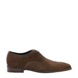 Wehkamp Van Lier Bregenz suède veterschoenen bruin aanbieding