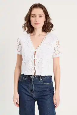 Wehkamp Cache Cache kanten top wit aanbieding