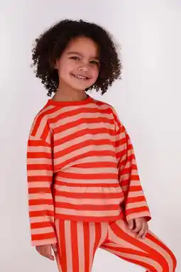 Wehkamp The New Chapter gestreepte longsleeve rood aanbieding