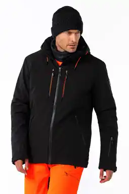 Wehkamp Falcon ski-jas Boris zwart aanbieding