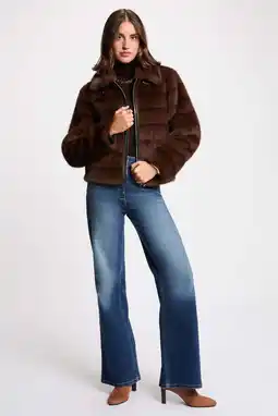 Wehkamp Morgan faux fur jas bruin aanbieding