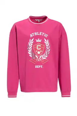 Wehkamp Coolcat oversized longsleeve met 1984 printopdruk Linda roze aanbieding
