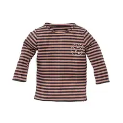 Wehkamp Z8 newborn longsleeve Younes donkerbruin/beige aanbieding