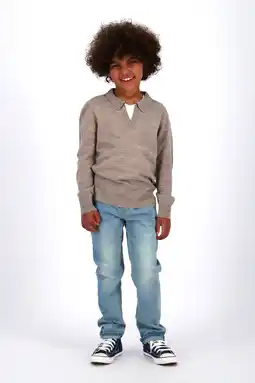 Wehkamp Vingino pullover zand fijn gebreid aanbieding