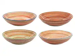 Wehkamp Cookinglife Diepe Borden / Pastaborden Rhythm & Lines ø 20 cm - 4 Stuks aanbieding