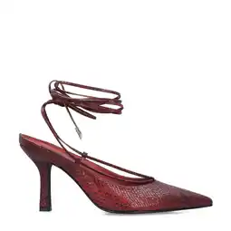 Wehkamp Sacha pumps met slangenprint rood aanbieding