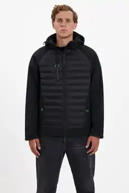 Wehkamp Kjelvik softshell jas Ezra zwart aanbieding