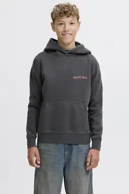 Wehkamp JACK & JONES JUNIOR hoodie zwart aanbieding