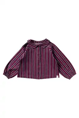 Wehkamp Your Wishes gestreepte blouse paars aanbieding