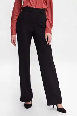 Wehkamp VERO MODA straight fit broek VMMAYA zwart aanbieding
