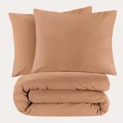 Wehkamp NOUS Living flanellen dekbedovertrek 2-persoons (200x200 cm) aanbieding