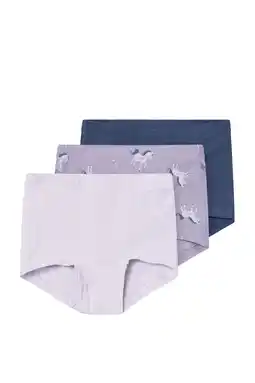 Wehkamp NAME IT MINI hipster NMFTIGHTS - s/lila (set van 3 paar) aanbieding