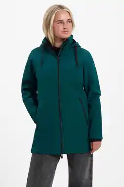 Wehkamp Kjelvik softshell jas Maren groen aanbieding