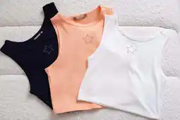 Wehkamp Like Flo Young mouwloze top donkerblauw aanbieding