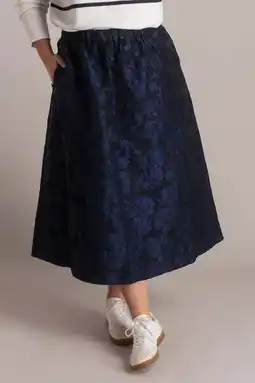 Wehkamp Yest Curve gebloemde rok blauw aanbieding