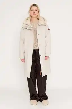 Wehkamp Moscow donzen reversible jas ecru aanbieding