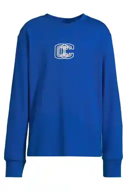 Wehkamp Coolcat longsleeve met printopdruk Phil blauw aanbieding
