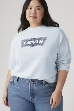 Wehkamp Levi's Plus sweater lichtblauw aanbieding
