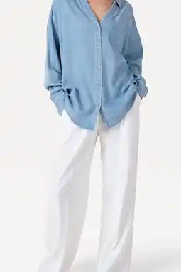 Wehkamp Another-Label wide leg regularwaist broek ecru aanbieding
