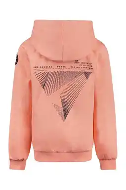 Wehkamp No Way Monday hoodie met backprint roze aanbieding