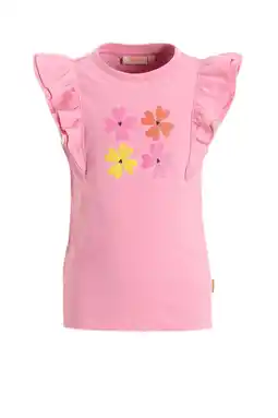 Wehkamp Orange Stars T-shirt met printopdruk roze aanbieding