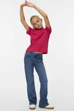 Wehkamp VERO MODA GIRL T-shirt roze aanbieding