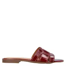 Wehkamp Manfield lak slippers bordeaux aanbieding