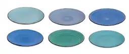 Wehkamp Cookinglife Ontbijtborden / Dessertborden Delice Blauw ø 19 cm - 6 stuks aanbieding