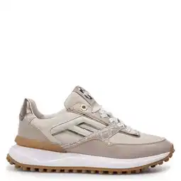 Wehkamp Floris van Bommel Noppi 52.01 suède sneakers taupe aanbieding
