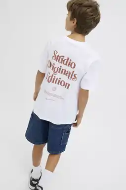 Wehkamp JACK & JONES JUNIOR T-shirt wit aanbieding
