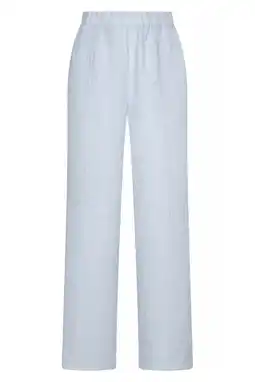 Wehkamp Studio AMAYA highwaist broek lichtblauw aanbieding