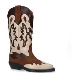 Wehkamp Sacha leren cowboylaarzen cognac aanbieding