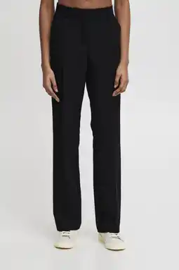 Wehkamp ICHI bootcut pantalon IHLEXI zwart aanbieding