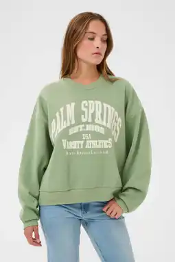Wehkamp Kaffe sweater groen aanbieding