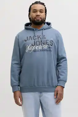 Wehkamp JACK & JONES PLUS SIZE hoodie Plus Size blauw aanbieding