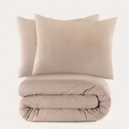 Wehkamp Studio LIVIT flanellen dekbedovertrek 2-persoons (200x220 cm) aanbieding