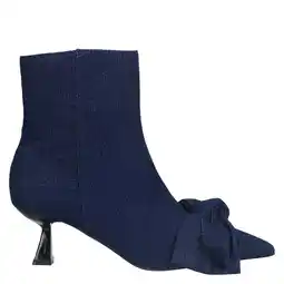 Wehkamp Sacha denim enkellaarzen blauw aanbieding
