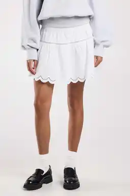 Wehkamp America Today mini rok broderie ecru aanbieding