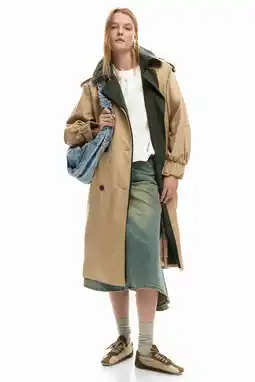 Wehkamp Desigual trenchcoat beige aanbieding