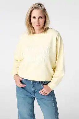 Wehkamp MS Mode sweater geel aanbieding