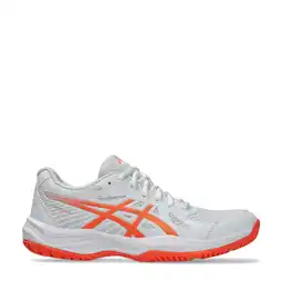 Wehkamp ASICS Upcourt 6 zaalsportschoenen wit/oranje aanbieding