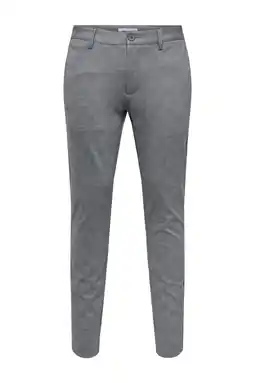 Wehkamp ONLY & SONS slim chino grijs aanbieding