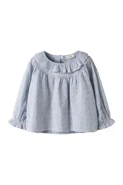 Wehkamp LIL' ATELIER MINI blousetop broderie blauw aanbieding