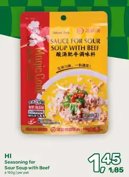 Amazing Oriëntal HI Seasoning for Sour Soup with Beef aanbieding
