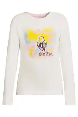 Wehkamp Coolcat longsleeve met Girl Era print Laura crème aanbieding