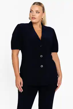 Wehkamp YOEK regular blazer blazer donkerblauw aanbieding