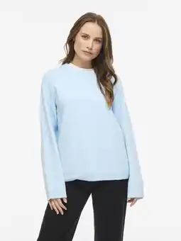 Wehkamp VILA trui lichtblauw fijn gebreid aanbieding