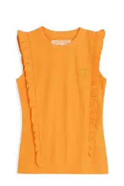 Wehkamp 4PRESIDENT mouwloze top oranje aanbieding